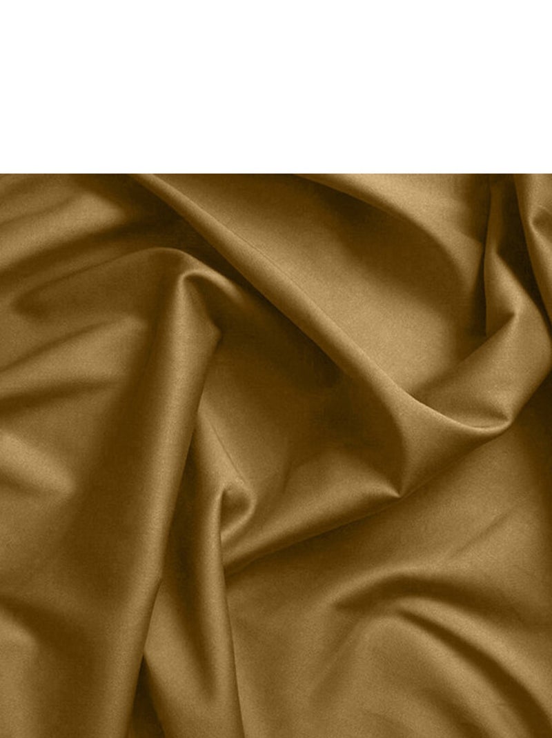 Taie d'oreiller - Coton Pur - 100 % Coton 57 Fils/cm² Marron - Kiabi