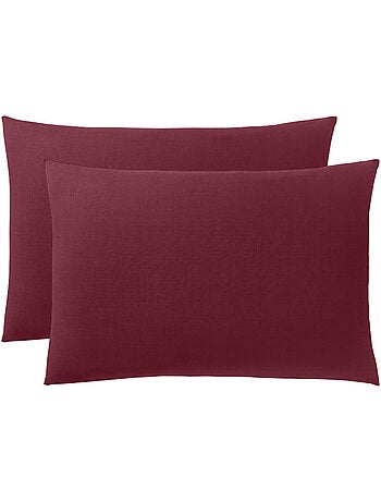 Taie d'oreiller - Coton Pur - 100 % Coton 57 Fils/cm²