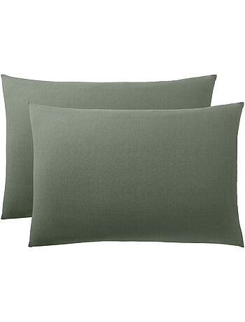 Taie d'oreiller - coton pur - 100 % coton 57 fils/cm²