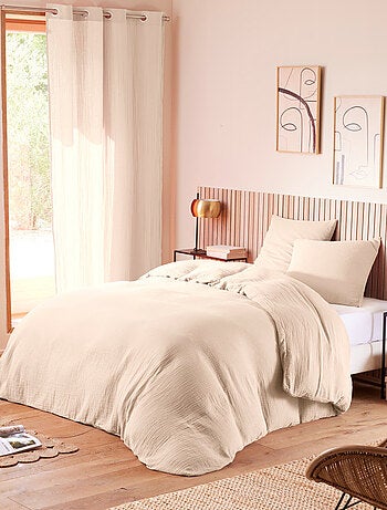 Taie d'oreiller - Coton Pur - 100% gaze de coton 125 gr/m²