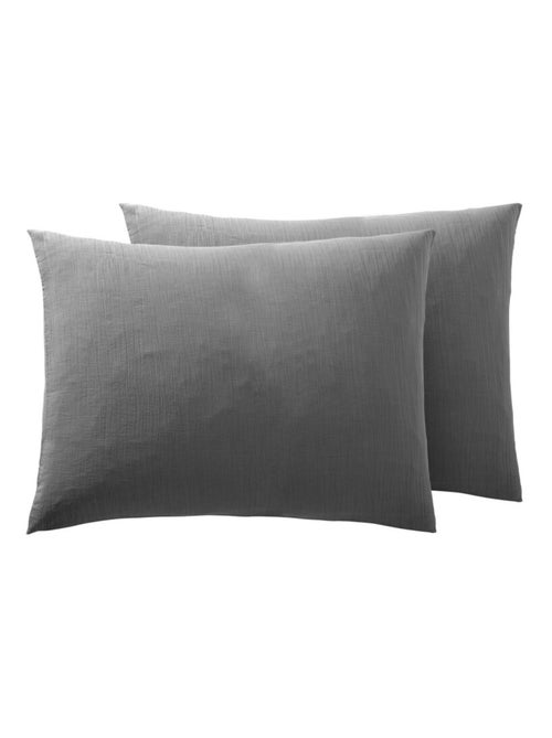 Taie d'oreiller - Coton Pur - 100% gaze de coton 125 gr/m² - Kiabi