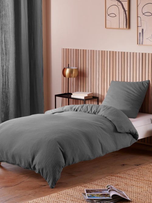 Taie d'oreiller - Coton Pur - 100% gaze de coton 125 gr/m² - Kiabi