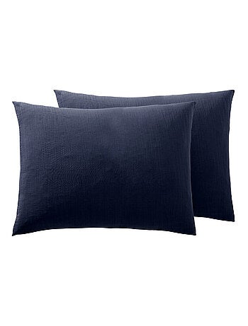Taie d'oreiller - Coton Pur - 100% gaze de coton 125 gr/m²