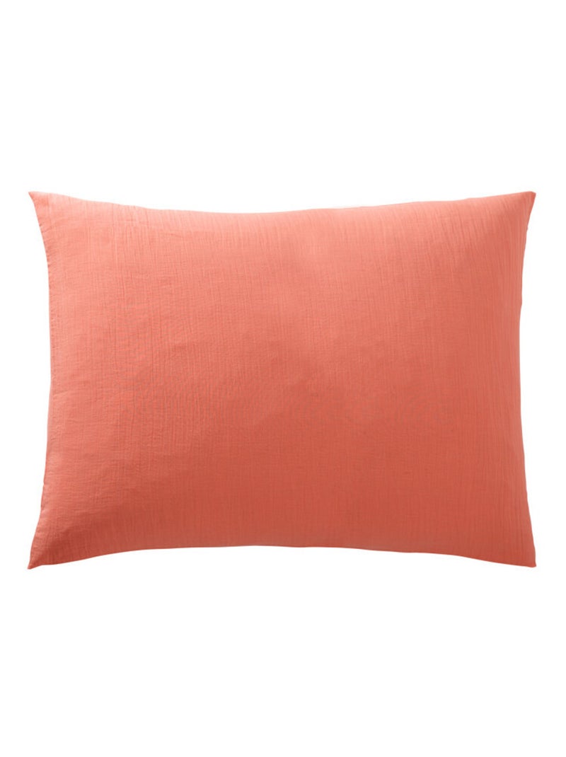 Taie d'oreiller - Coton Pur - 100% gaze de coton 125 gr/m² Blush - Kiabi