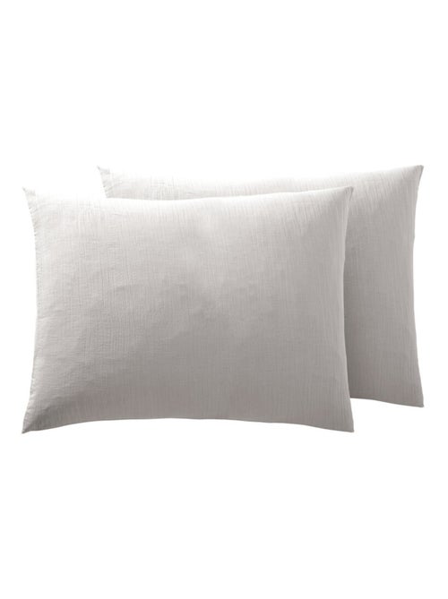 Taie d'oreiller - Coton Pur - 100% gaze de coton 125 gr/m² - Kiabi