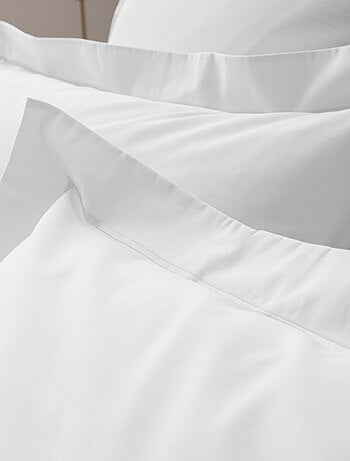 Taie d'oreiller - Coton Pur - 100% Percale de coton peigné
