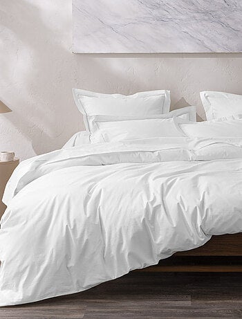 Taie d'oreiller - Coton Pur - 100% Percale de coton peigné