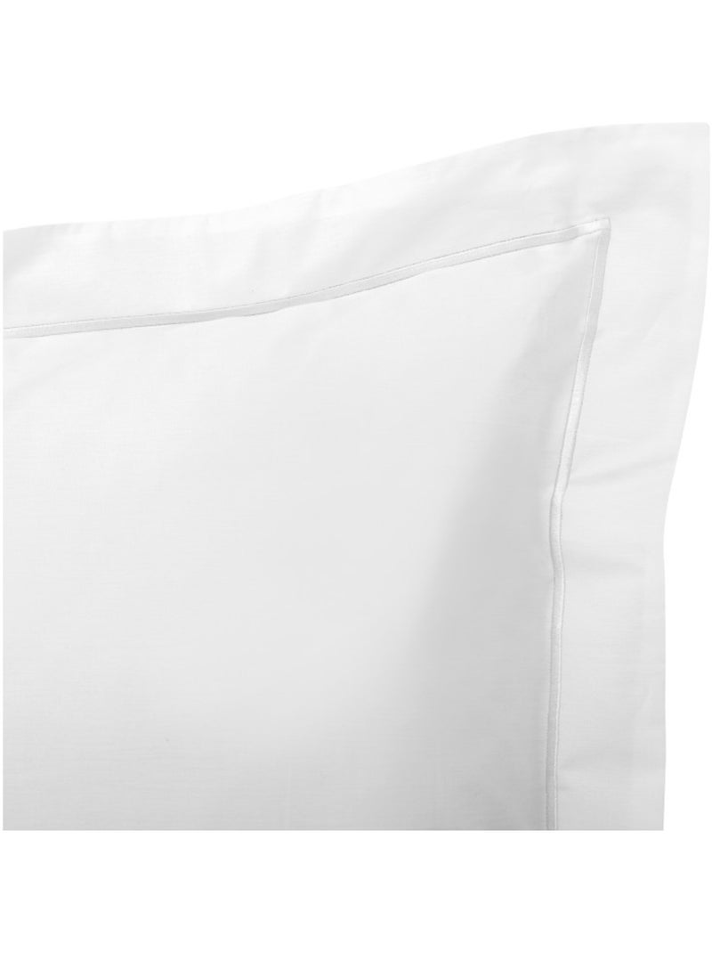 Taie d'oreiller - Coton Pur - 100% Percale de coton peigné Blanc - Kiabi