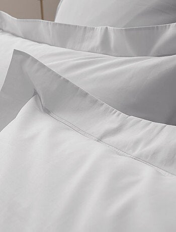 Taie d'oreiller - Coton Pur - 100% Percale de coton peigné