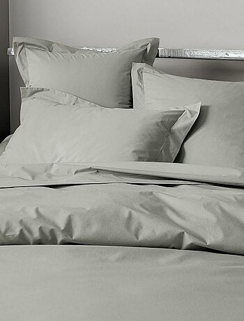 Taie d'oreiller - Coton Pur - 100% Percale de coton peigné