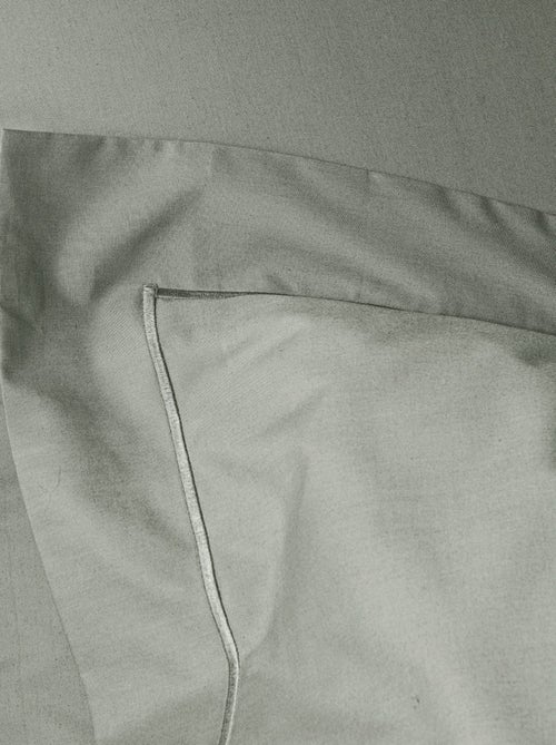 Taie d'oreiller - Coton Pur - 100% Percale de coton peigné - Kiabi Taie d'oreiller - Coton Pur - 100% Percale de coton peigné - Kiabi