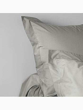 Taie d'oreiller - Coton Pur - 100% Percale de coton peigné