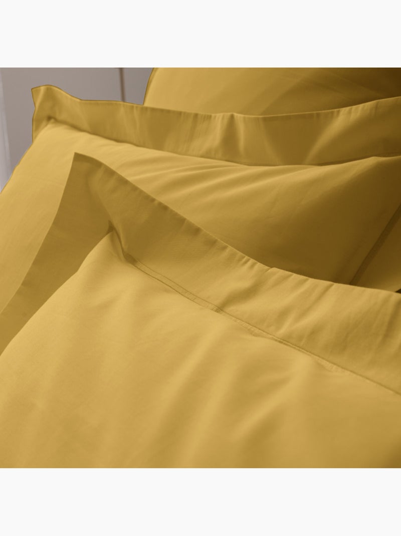 Taie d'oreiller - Coton Pur - 100% Percale de coton peigné Orange - Kiabi