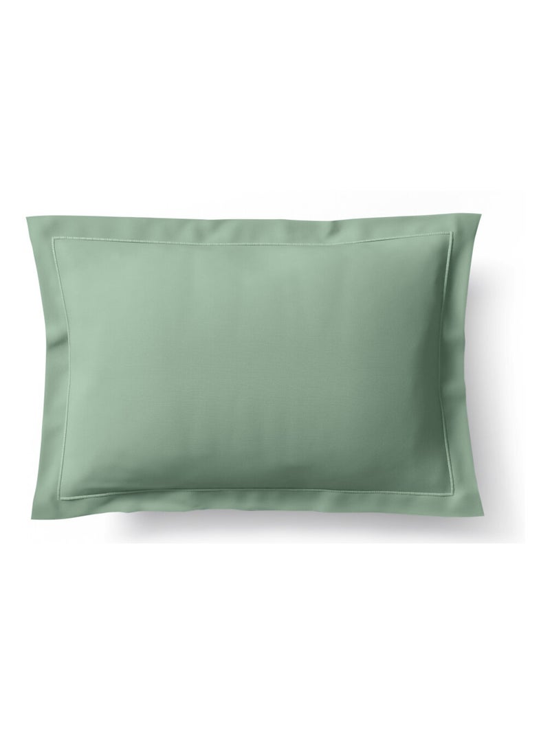 Taie d'oreiller - Coton Pur - 100% Percale de coton peigné Vert - Kiabi