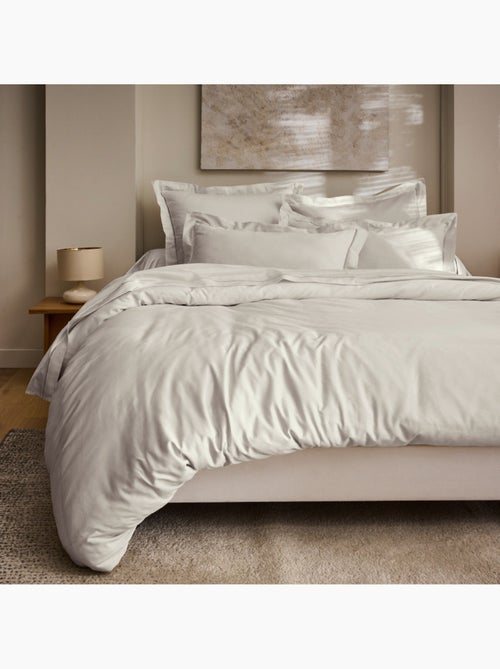 Taie d'oreiller - Coton Pur - 100% Satin de coton Peigné" / 120 fils/cm² - Kiabi