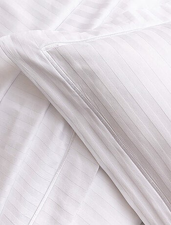 Taie d'oreiller - Coton Pur - 100% Satin de coton Peigné" / 120 fils/cm²