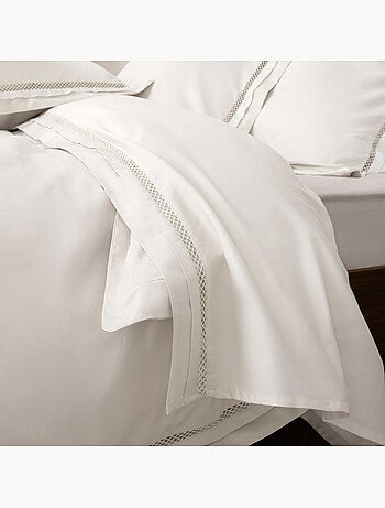 Taie d'oreiller - coton pur - 100% satin de coton peigné" / 120 fils/cm²