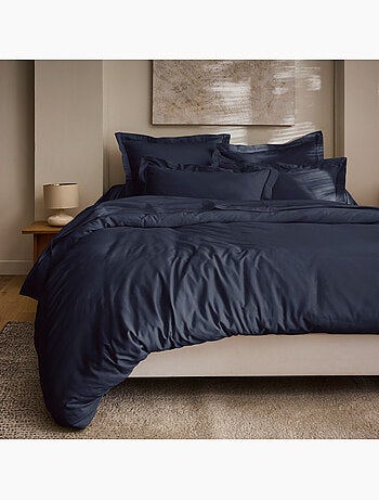 Taie d'oreiller - Coton Pur - 100% Satin de coton Peigné" / 120 fils/cm²