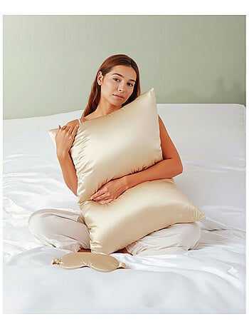 Taie d'oreiller - Coton Pur - Soie