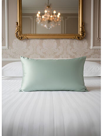 Taie d'oreiller - Coton Pur - Soie