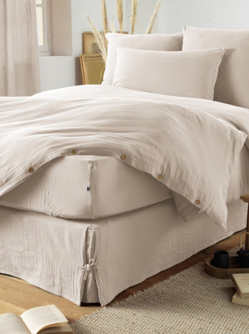 Taie d'oreiller - L'effet papillon - 100% gaze de coton 125 gr/m² - Kiabi