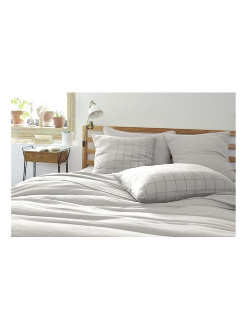 Taie d'oreiller - L'effet papillon - 100% gaze de coton 125 gr/m² - Kiabi