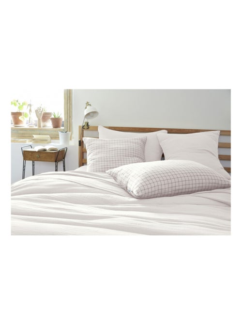 Taie d'oreiller - L'effet papillon - 100% gaze de coton 125 gr/m² - Kiabi Taie d'oreiller - L'effet papillon - 100% gaze de coton 125 gr/m² - Kiabi
