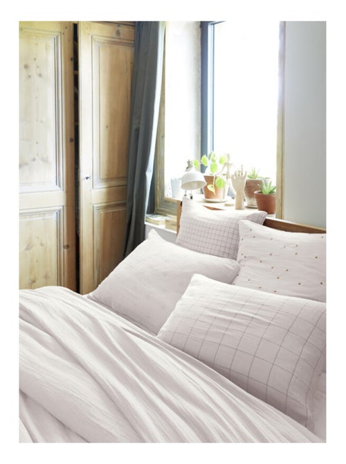 Taie d'oreiller - L'effet papillon - 100% gaze de coton 125 gr/m² - Kiabi Taie d'oreiller - L'effet papillon - 100% gaze de coton 125 gr/m² - Kiabi