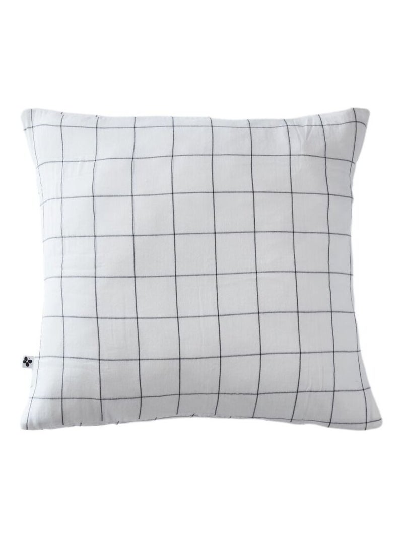 Taie d'oreiller - L'effet papillon - 100% gaze de coton 125 gr/m² Blanc Perlé - Kiabi