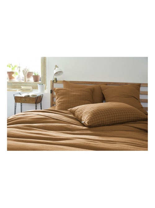 Taie d'oreiller - L'effet papillon - 100% gaze de coton 125 gr/m² - Kiabi Taie d'oreiller - L'effet papillon - 100% gaze de coton 125 gr/m² - Kiabi