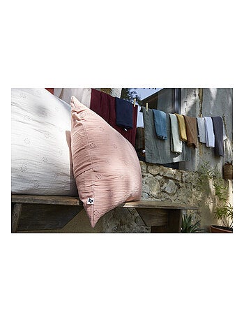 Taie d'oreiller - L'effet papillon - 100% gaze de coton 125 gr/m²