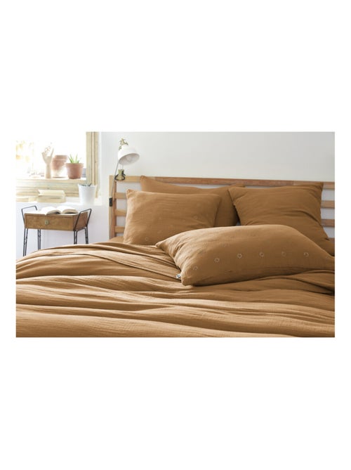 Taie d'oreiller - L'effet papillon - 100% gaze de coton 125 gr/m² - Kiabi Taie d'oreiller - L'effet papillon - 100% gaze de coton 125 gr/m² - Kiabi