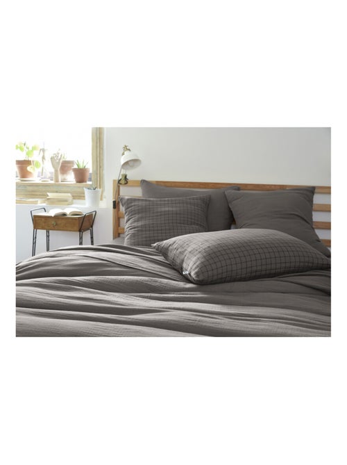 Taie d'oreiller - L'effet papillon - 100% gaze de coton 125 gr/m² - Kiabi