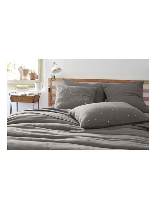 Taie d'oreiller - L'effet papillon - 100% gaze de coton 125 gr/m² - Kiabi Taie d'oreiller - L'effet papillon - 100% gaze de coton 125 gr/m² - Kiabi
