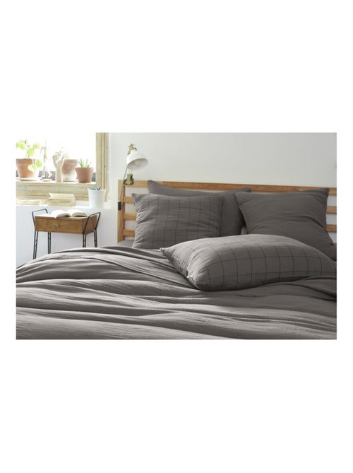 Taie d'oreiller - L'effet papillon - 100% gaze de coton 125 gr/m² - Kiabi