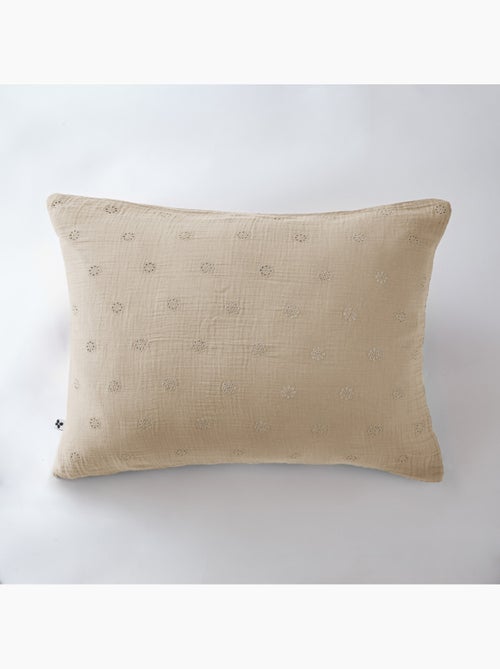 Taie d'oreiller - L'effet papillon - 100% gaze de coton 125 gr/m² - Kiabi Taie d'oreiller - L'effet papillon - 100% gaze de coton 125 gr/m² - Kiabi