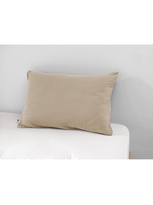 Taie d'oreiller - L'effet papillon - 100% gaze de coton 125 gr/m² - Kiabi