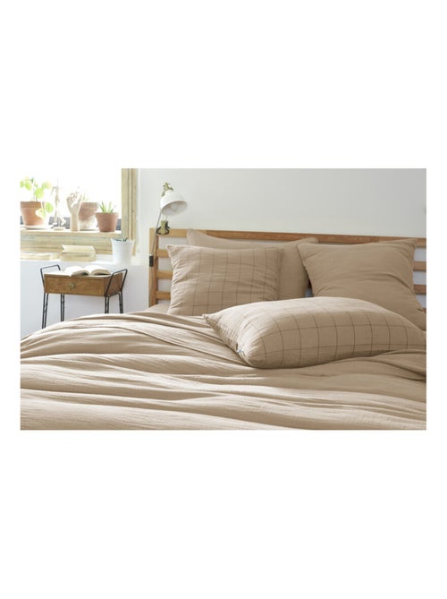Taie d'oreiller - L'effet papillon - 100% gaze de coton 125 gr/m² - Kiabi Taie d'oreiller - L'effet papillon - 100% gaze de coton 125 gr/m² - Kiabi