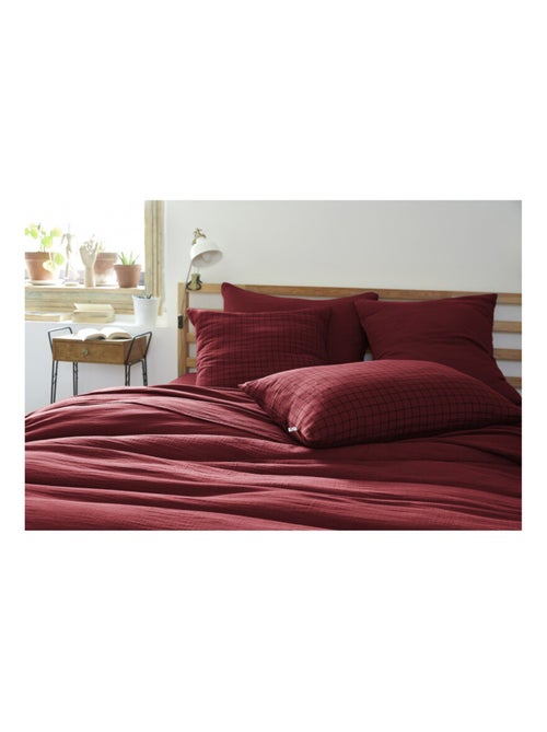 Taie d'oreiller - L'effet papillon - 100% gaze de coton 125 gr/m² - Kiabi