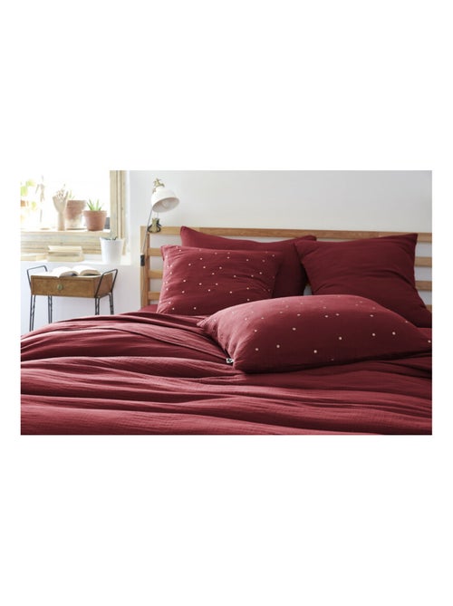 Taie d'oreiller - L'effet papillon - 100% gaze de coton 125 gr/m² - Kiabi