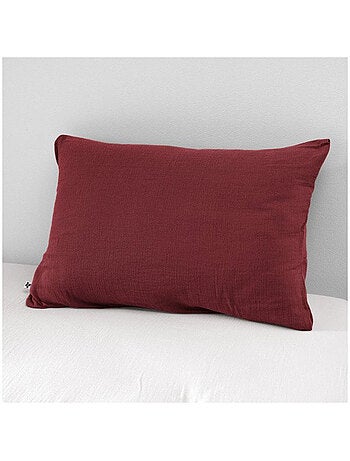 Taie d'oreiller - L'effet papillon - 100% gaze de coton 125 gr/m²