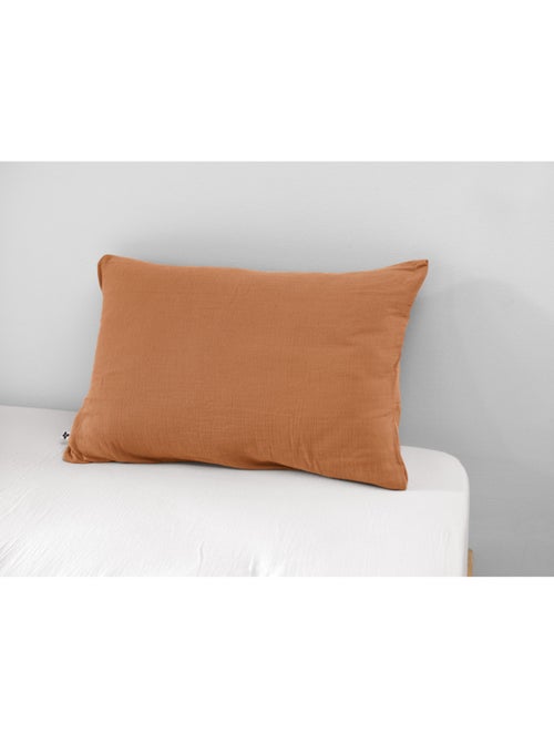 Taie d'oreiller - L'effet papillon - 100% gaze de coton 125 gr/m² - Kiabi