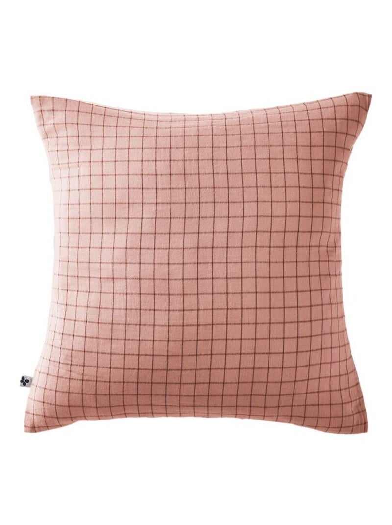 Taie d'oreiller - L'effet papillon - 100% gaze de coton 125 gr/m² Peche - Kiabi