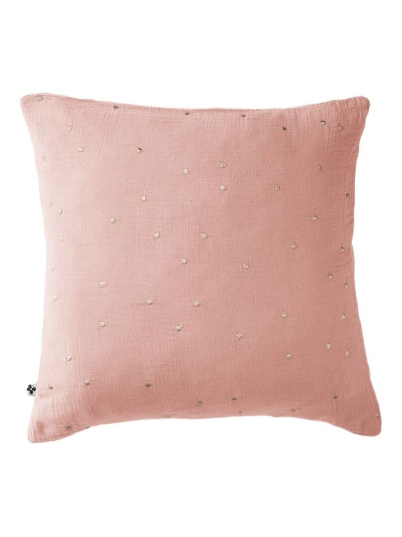 Taie d'oreiller - L'effet papillon - 100% gaze de coton 125 gr/m² Peche - Kiabi