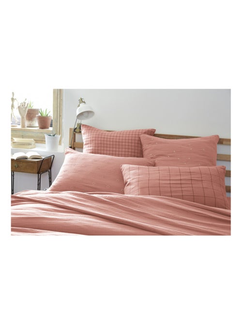 Taie d'oreiller - L'effet papillon - 100% gaze de coton 125 gr/m² - Kiabi Taie d'oreiller - L'effet papillon - 100% gaze de coton 125 gr/m² - Kiabi