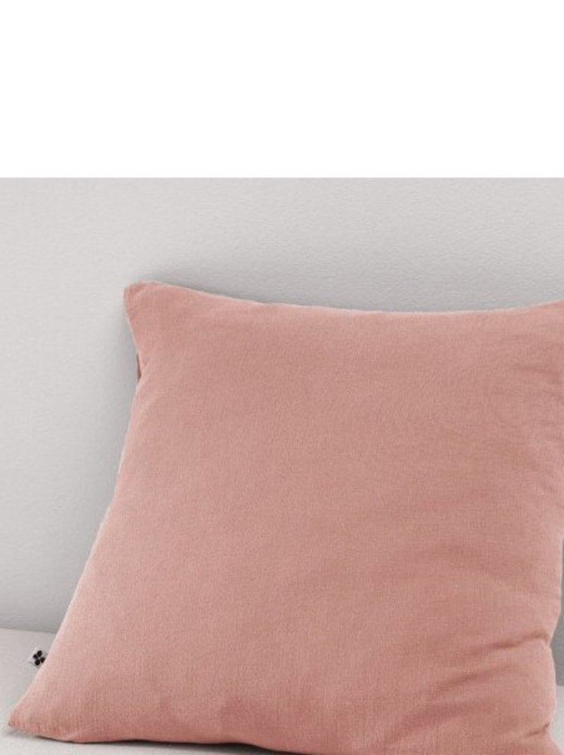 Taie d'oreiller - L'effet papillon - 100% gaze de coton 125 gr/m² Peche - Kiabi