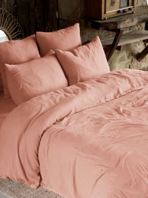 Taie d'oreiller - L'effet papillon - 100% gaze de coton 125 gr/m² - Kiabi