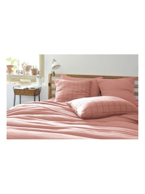 Taie d'oreiller - L'effet papillon - 100% gaze de coton 125 gr/m² - Kiabi
