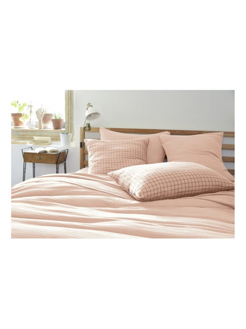 Taie d'oreiller - L'effet papillon - 100% gaze de coton 125 gr/m² - Kiabi Taie d'oreiller - L'effet papillon - 100% gaze de coton 125 gr/m² - Kiabi