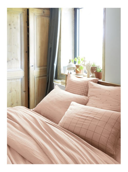 Taie d'oreiller - L'effet papillon - 100% gaze de coton 125 gr/m² - Kiabi Taie d'oreiller - L'effet papillon - 100% gaze de coton 125 gr/m² - Kiabi
